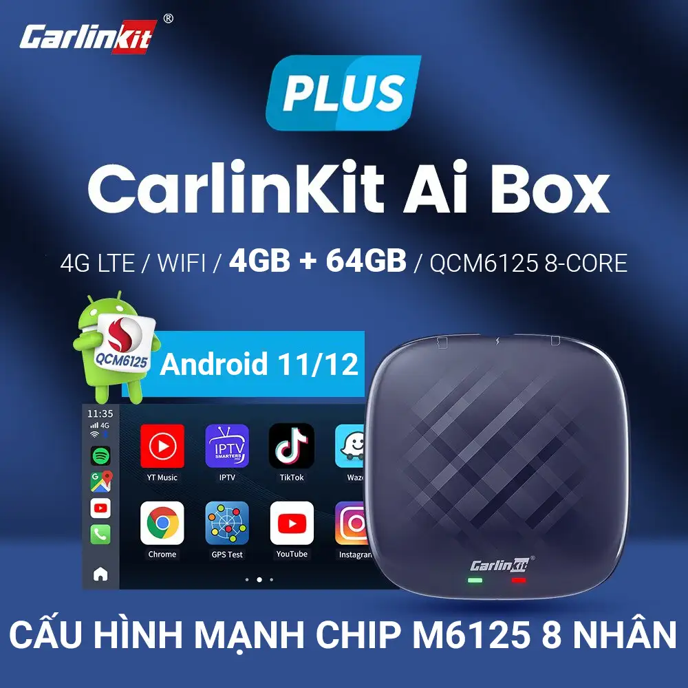 Carlinkit TBOX 4GB 64GB Android12 日本版 - カーオーディオ