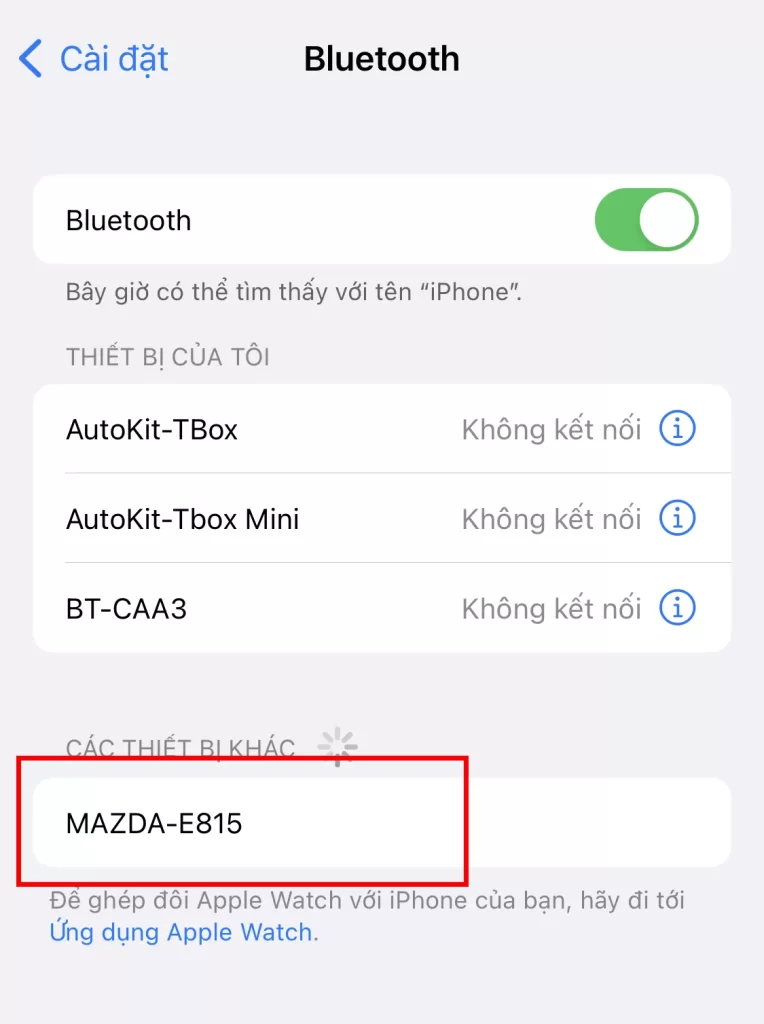hướng dẫn kết nối apple carplay không dây