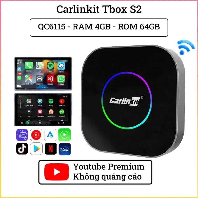 CARLINKIT Android Box TBOX S2 LED